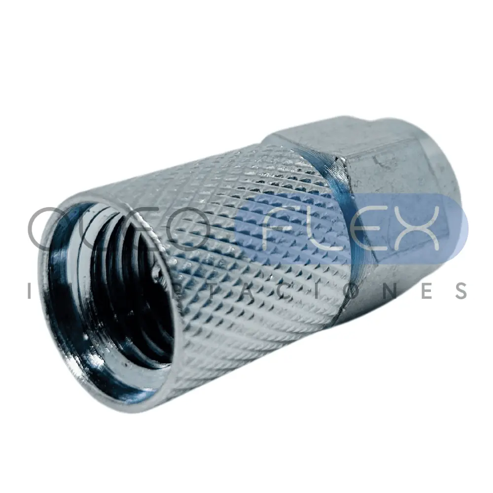 Adaptador testeo DN02 giratorio hembra M16x2 a hembra NPT 1/4