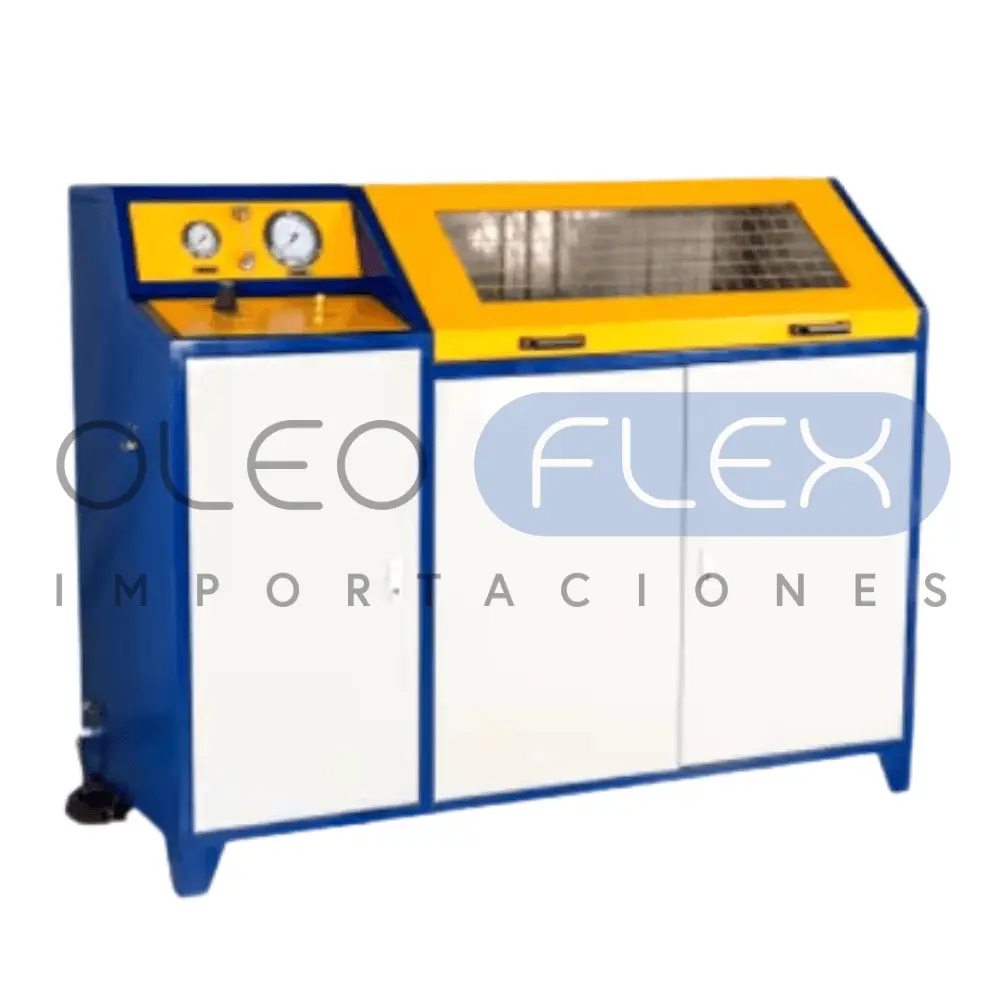 BANCO DE PRUEBA HIDRONEUMATICO 3200BAR - Oleoflex Importaciones SpA