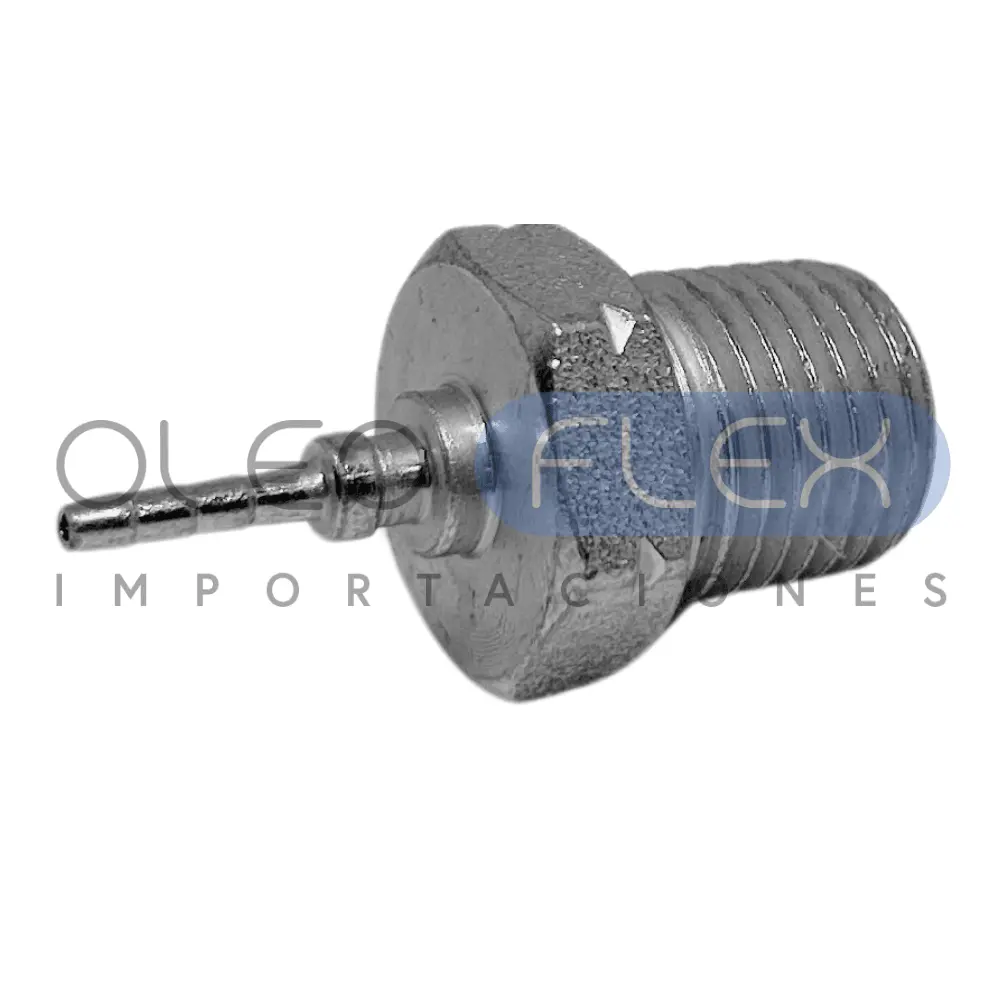 CONEXION A PRENSAR PARA SISTEMA DE TEST TERMINAL MACHO NPT-02 (1/8) - Oleoflex Importaciones SpA