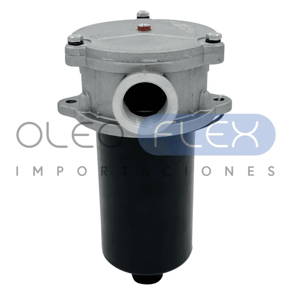 FILTRO DE RETORNO MONTAJE ESTANQUE 1 BSP 10 MICRA 200 LTS/MIN - Oleoflex Importaciones SpA