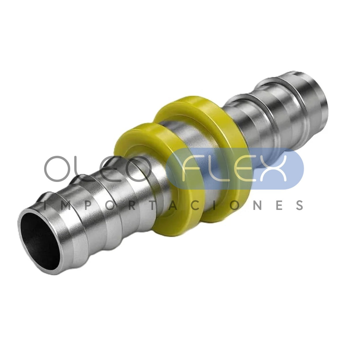 Unión push lock inox 304L para manguera HFC