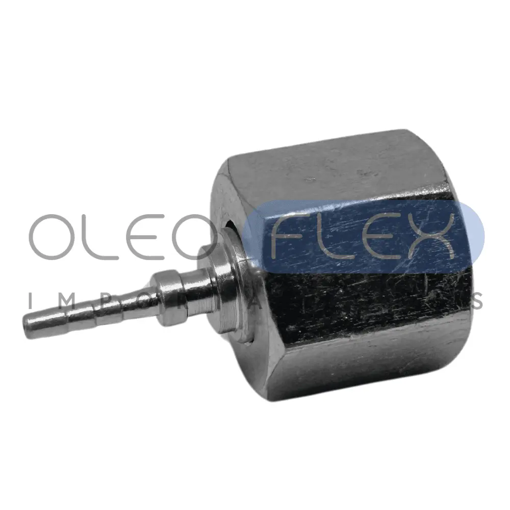 TERMINAL HEMBRA 1/4 BSP GIRATORIA DN02 - Oleoflex Importaciones SpA