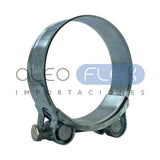 Abrazadera alta presión con perno acero al carbono W1 - vista lateral