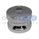 Foto de Acople Camlock Aluminio Tipo Dp 3" BSP - 48 - vista frontal sobre fondo blanco | SKU HFCAMTDP48 | Oleoflex Importaciones