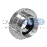 Foto de Acople Tuerca Storz HI 1.1/2"BSP x 1,1/2" - 08 - vista frontal sobre fondo blanco | SKU HFCTUSTHI2424 | Oleoflex Importaciones