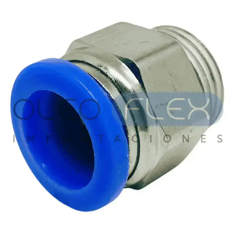 CONECTOR TUBO 10 MM X 1/2 NPT RECTO - Oleoflex Importaciones SpA