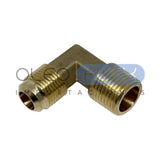 Conector Flare Macho 90° Bronce