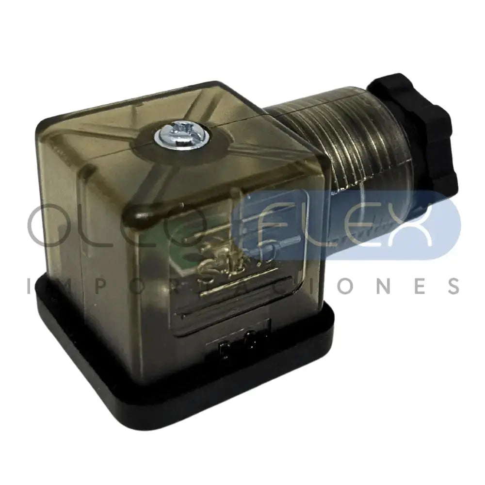 CONECTOR DIN 12-24V BIVOLTAJE CON LED HFC - Oleoflex Importaciones SpA