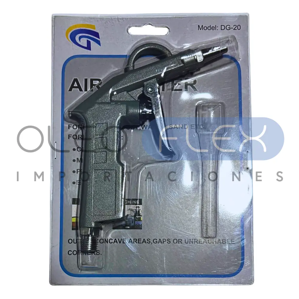 Pistola de sopletear boquilla corta conexión 1/4