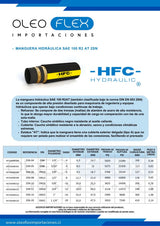 MANGUERA HIDRAULICA HFC SAE 100 R2 1 X 50MTS