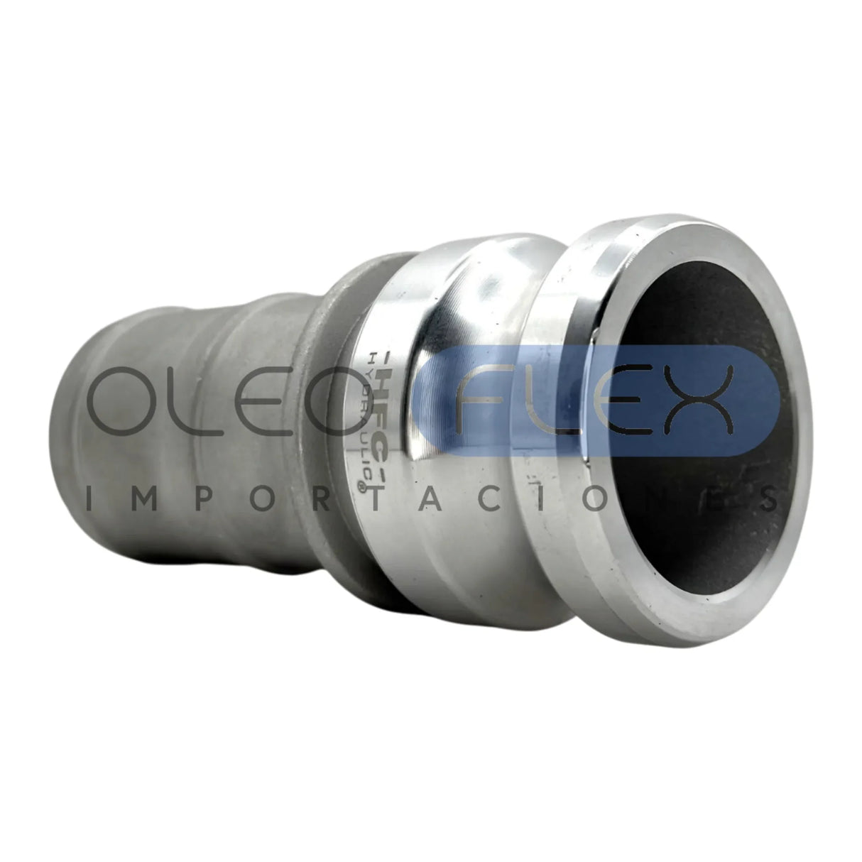 Acople Camlock Aluminio Tipo E - lateral