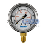 Manómetro 63 mm c/Glicerina Inox/Bronce — 1/4" BSP