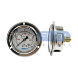 Manómetro 63 mm c/Glicerina Inox/Bronce — 1/4" BSP