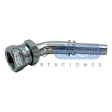 Hembra JIS (FIX) 45°