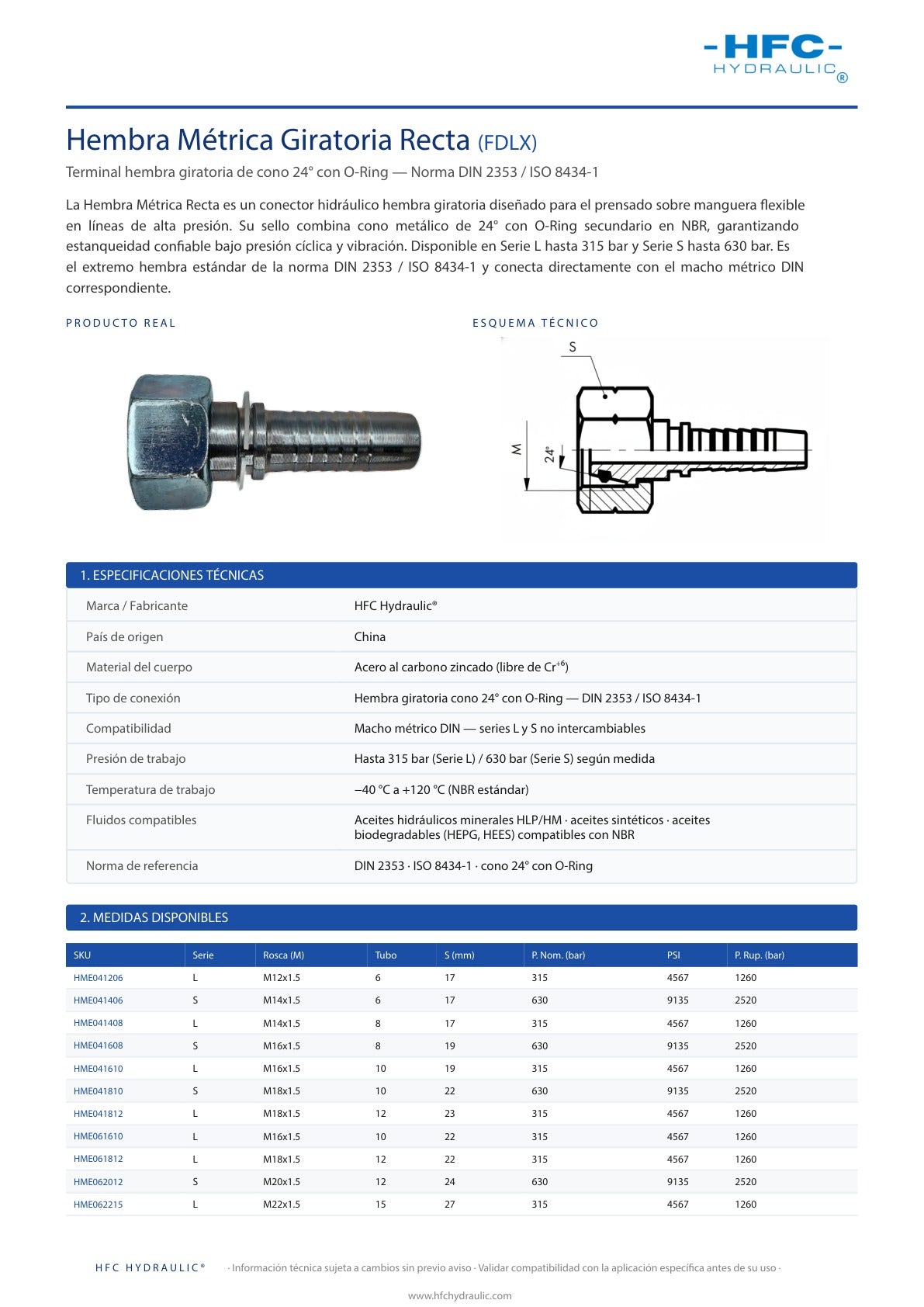 OLEOFLEX_FICHA_TECNICA | HME041408 | Hembra Métrica Recta