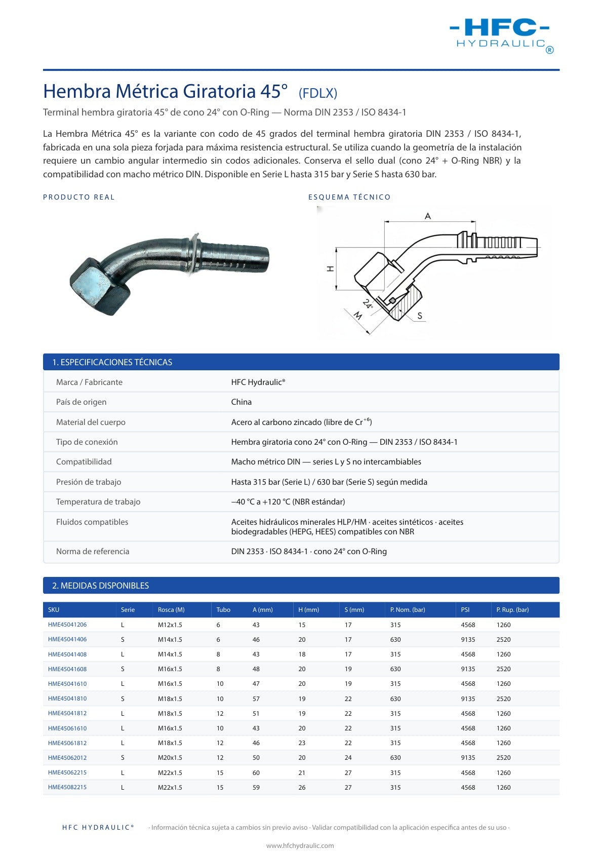 OLEOFLEX_FICHA_TECNICA | HME45102618 | Hembra Métrica 45°