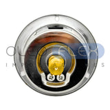 MANOMETRO C/GLIC. INOX/BR. DIAM. 63MM/2.5" CONEXION 1/4 NPT POSTERIOR CLAMP RANGO 0-4BAR/60PSI