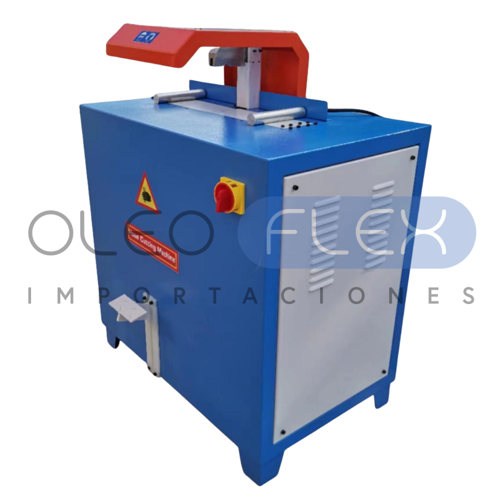 MAQUINA CORTADORA DE MANGUERAS CON CONTROL PEDAL