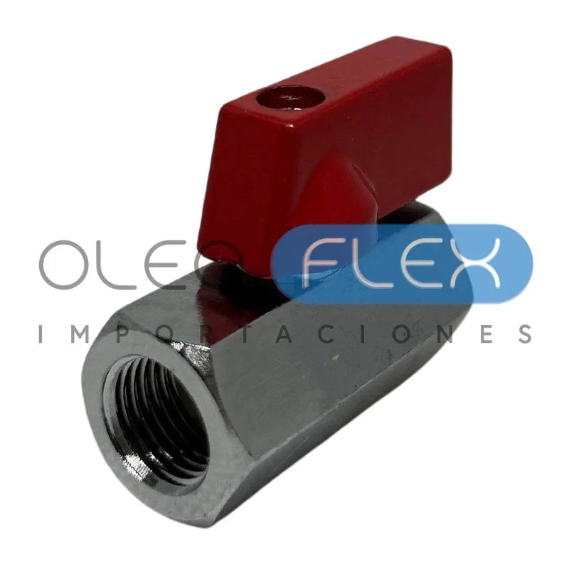 MINI VALVULA 1/4 NPT - Oleoflex Importaciones SpA