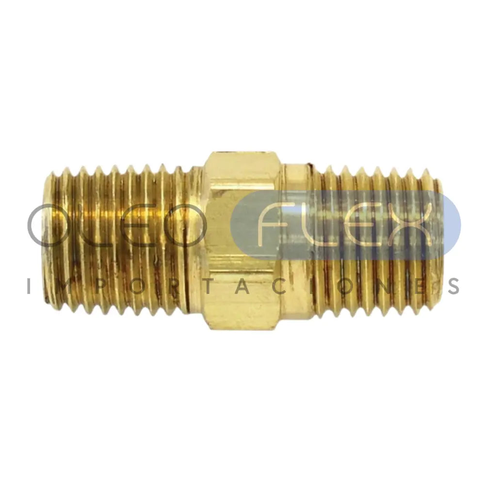 UNION MACHO BRONCE 1/2NPT-1/2NPT