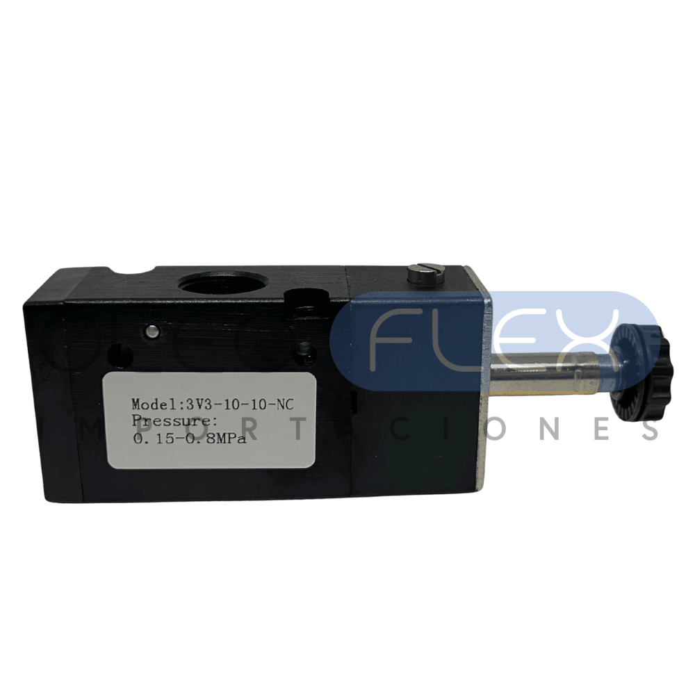 VALVULA DIRECCIONAL ELECTRICA 3V/2P NC CONEX 3/8 INCH 1 SOL 3V-10-10-10-NC