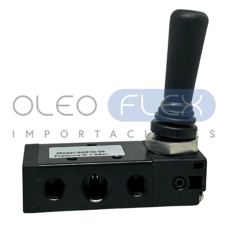 VALVULA PALANCA LATERAL 2 POS.CON ENCLAVAMIENTO 5/2 1/4 4H210-08 - Oleoflex Importaciones SpA
