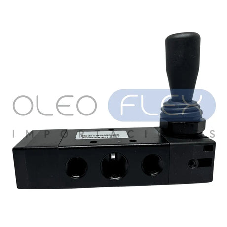 VALVULA PALANCA LATERAL 3 POSICIONES 5/3 3/8 4H330-10 - Oleoflex Importaciones SpA