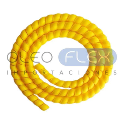 ESPIRAL PROTECTOR DE MANGUERA AMARILLO 28MM X 20MTS ( 3/4 ) - Oleoflex Importaciones SpA