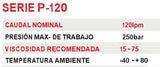 VALVULA DIRECCIONAL MANUAL BLOCK DE 2 PALANCA 120 LPM PABT 1 BSP 4500 PSI 4V-3P VUELTA RESORTE MOD. SD-15 - Oleoflex Importaciones SpA